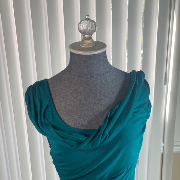 Plenty by Tracy Reese Teal Maxi Dresd - Picture 3 of 6